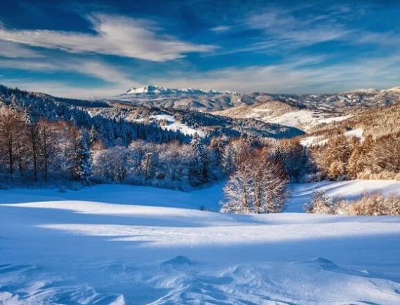 Zima w Beskidzie Sądeckim